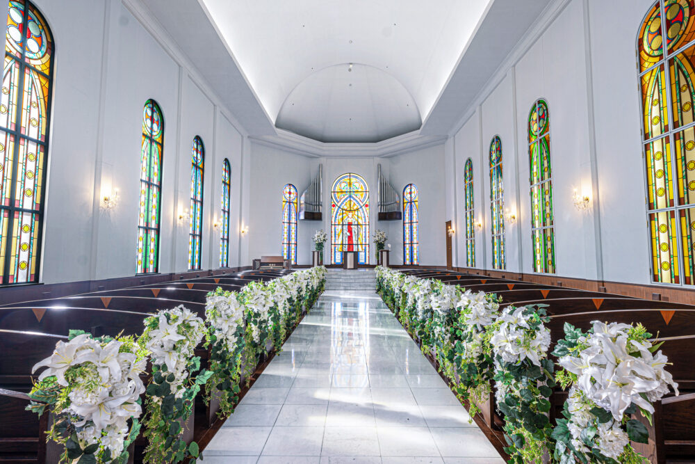 ＜HP限定特典＞アマギフ1万円【よくばりフェア】大聖堂体験×新作ドレス案内×和牛＆オマールW試食